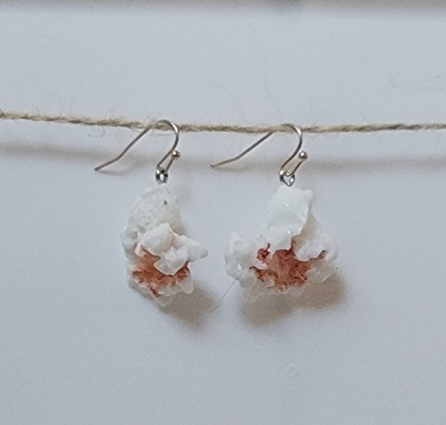 Resin Popcorn Drop Hook Earrings Hypoallergenic Ear Wires Novelty